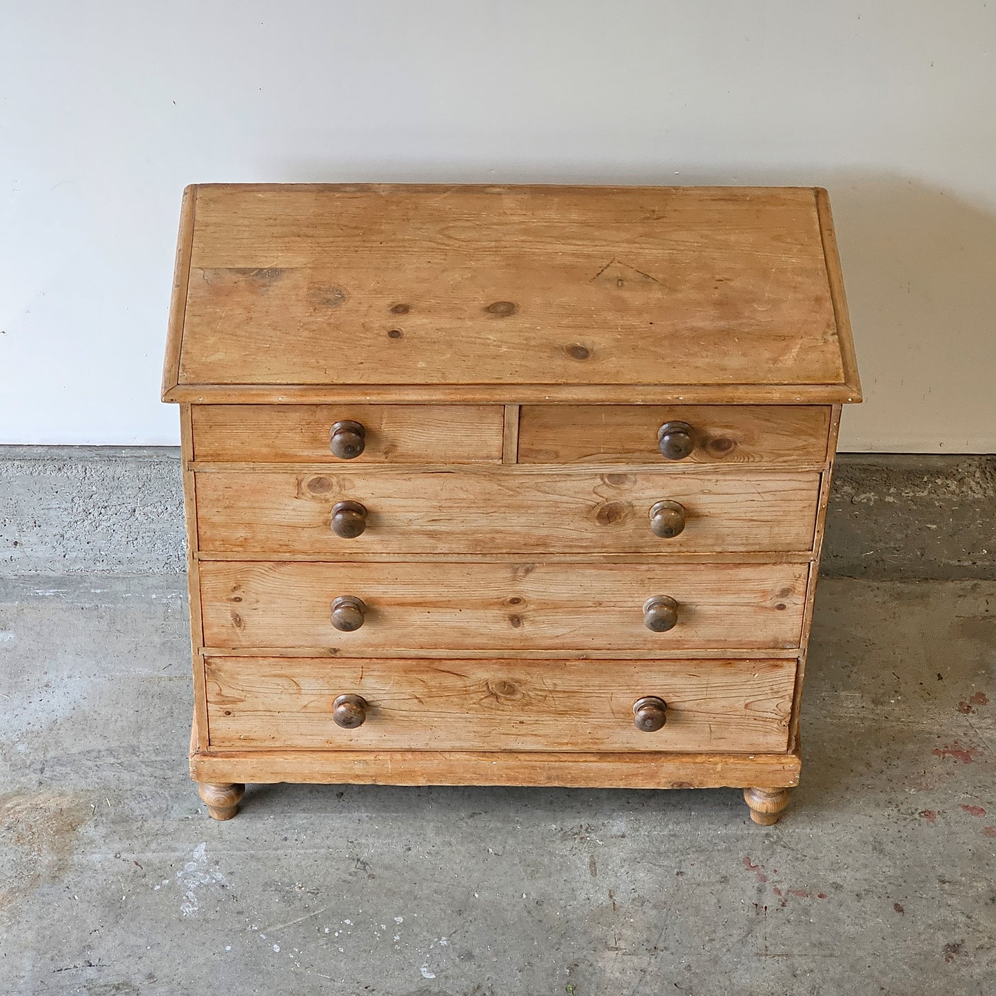 Antique English Pine Dresser - circa 1870