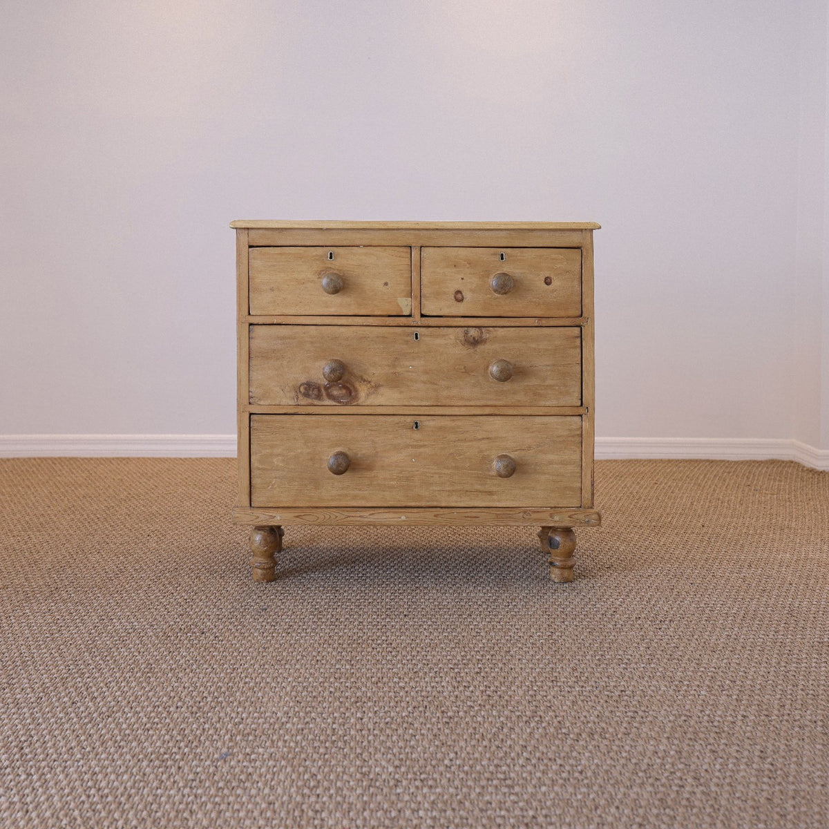 Antique English Pine Petite Dresser or Nightstand - Circa 1870 #01