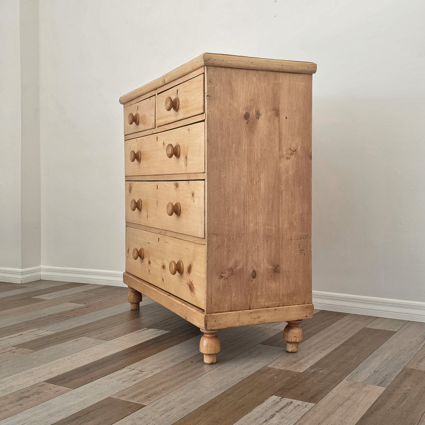 Antique English Pine Dresser - Circa 1870