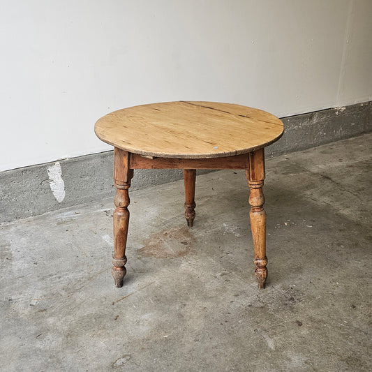 Antique English Pine Cricket Table - Circa 1870