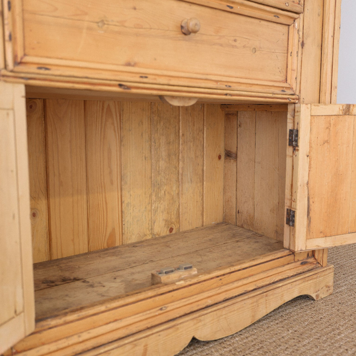 Antique English Pine Cupboard | c. Late 19th century