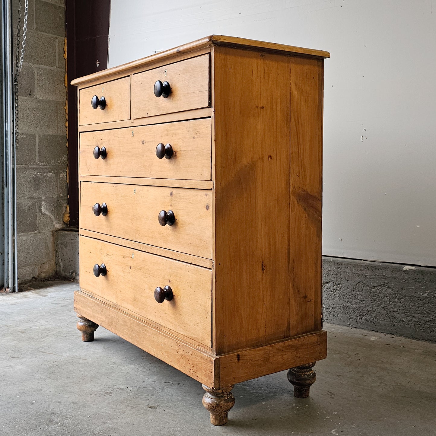 Antique English Pine Dresser - Circa 1880