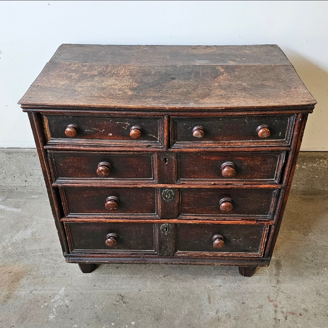 William & Mary Oak Chest of Drawers (Dresser) Late 17th – Early 18th Century