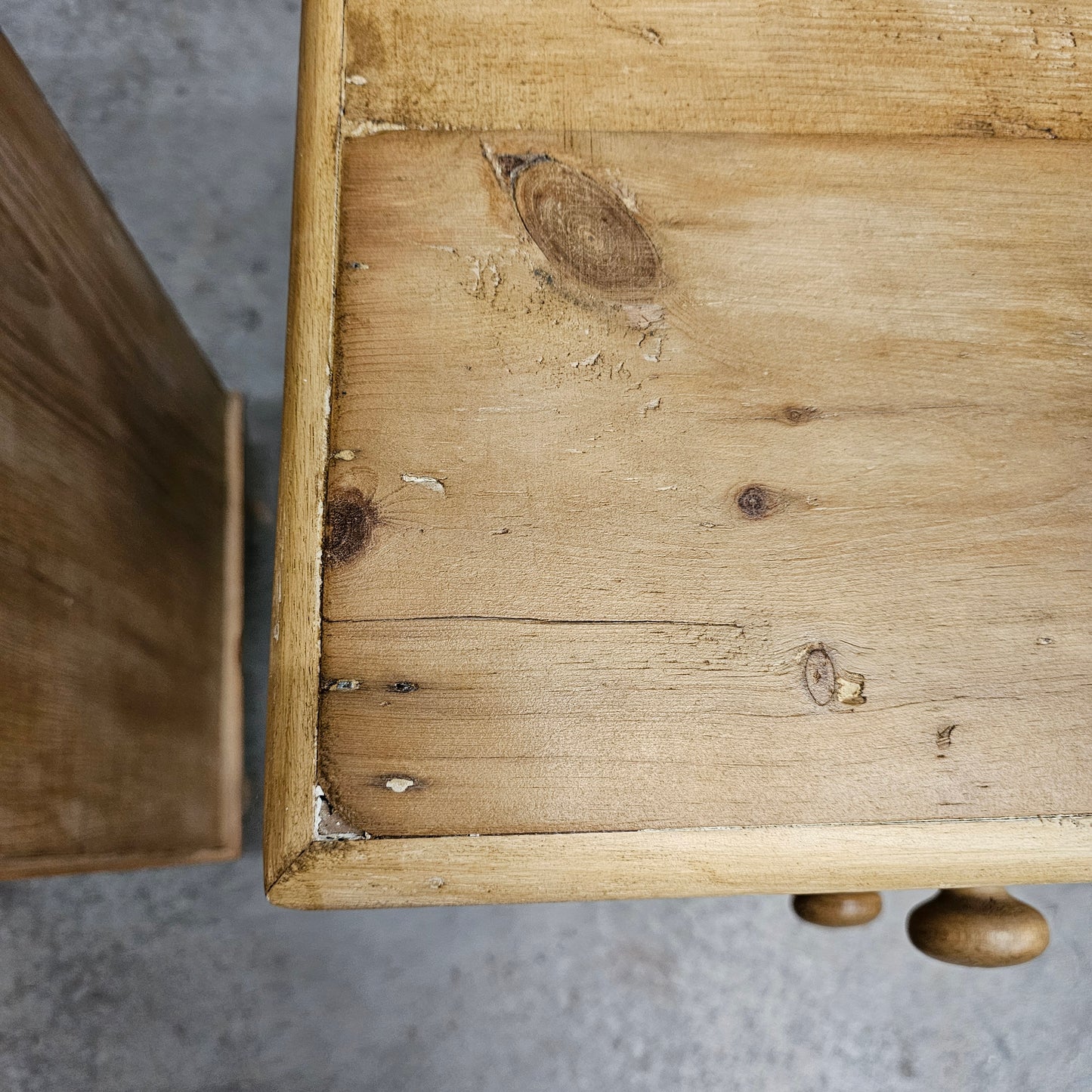 Antique English Pine Petite Dresser or Nightstand - Circa 1870
