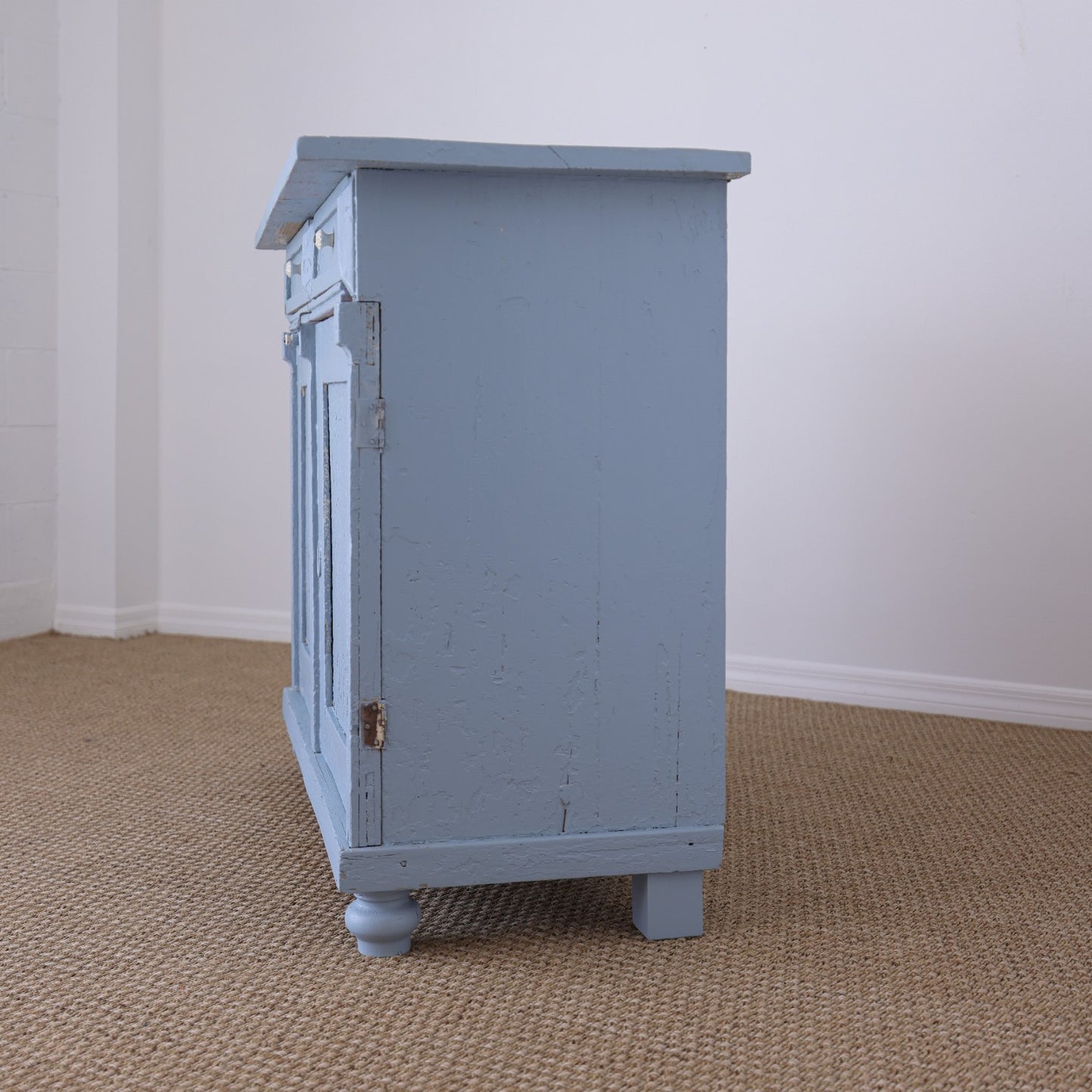Antique Painted Pine Cupboard