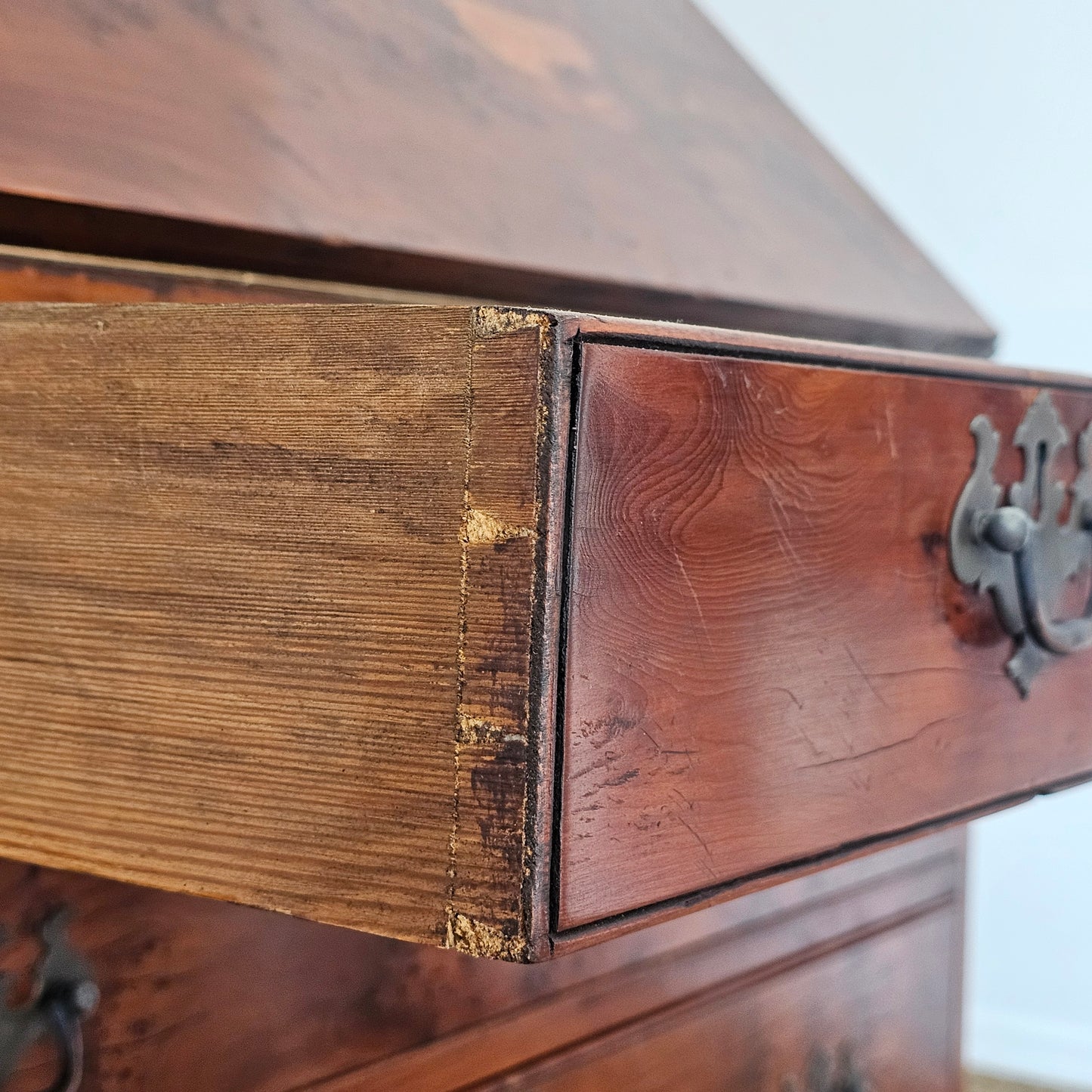 Antique English Secretary Bookcase | Georgian Revival | Circa 1900–1930