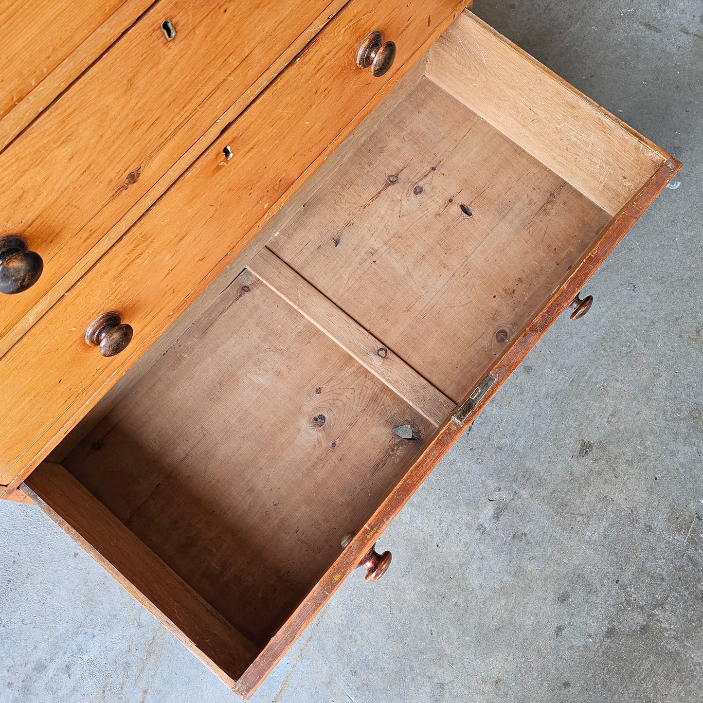 Antique English Pine Dresser - Circa 1870