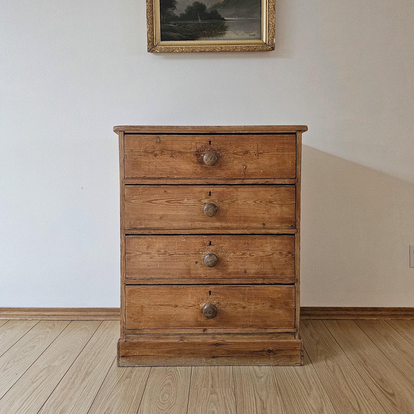 Antique English Pine Dresser or Nightstand - Circa 1880