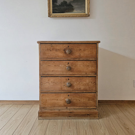 Antique English Pine Dresser or Nightstand - Circa 1880