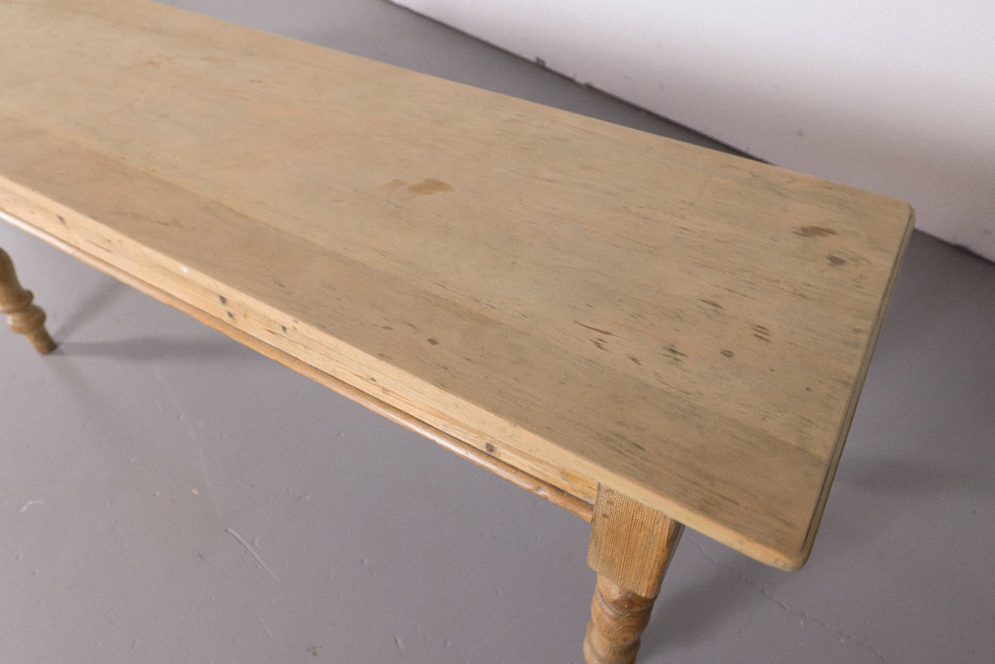 Monumental Antique English Pine Harvest Table | 12.5 Feet | Circa 1880