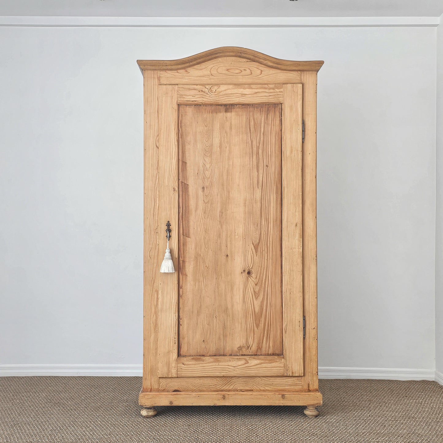 Antique English Pine Single Door Cupboard