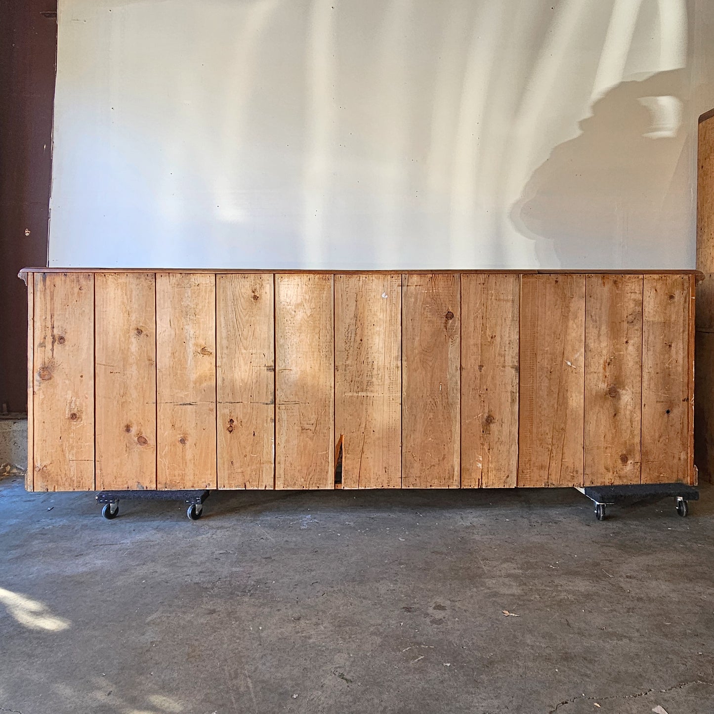 Monumental Antique English Pine Haberdashery - Circa 1880