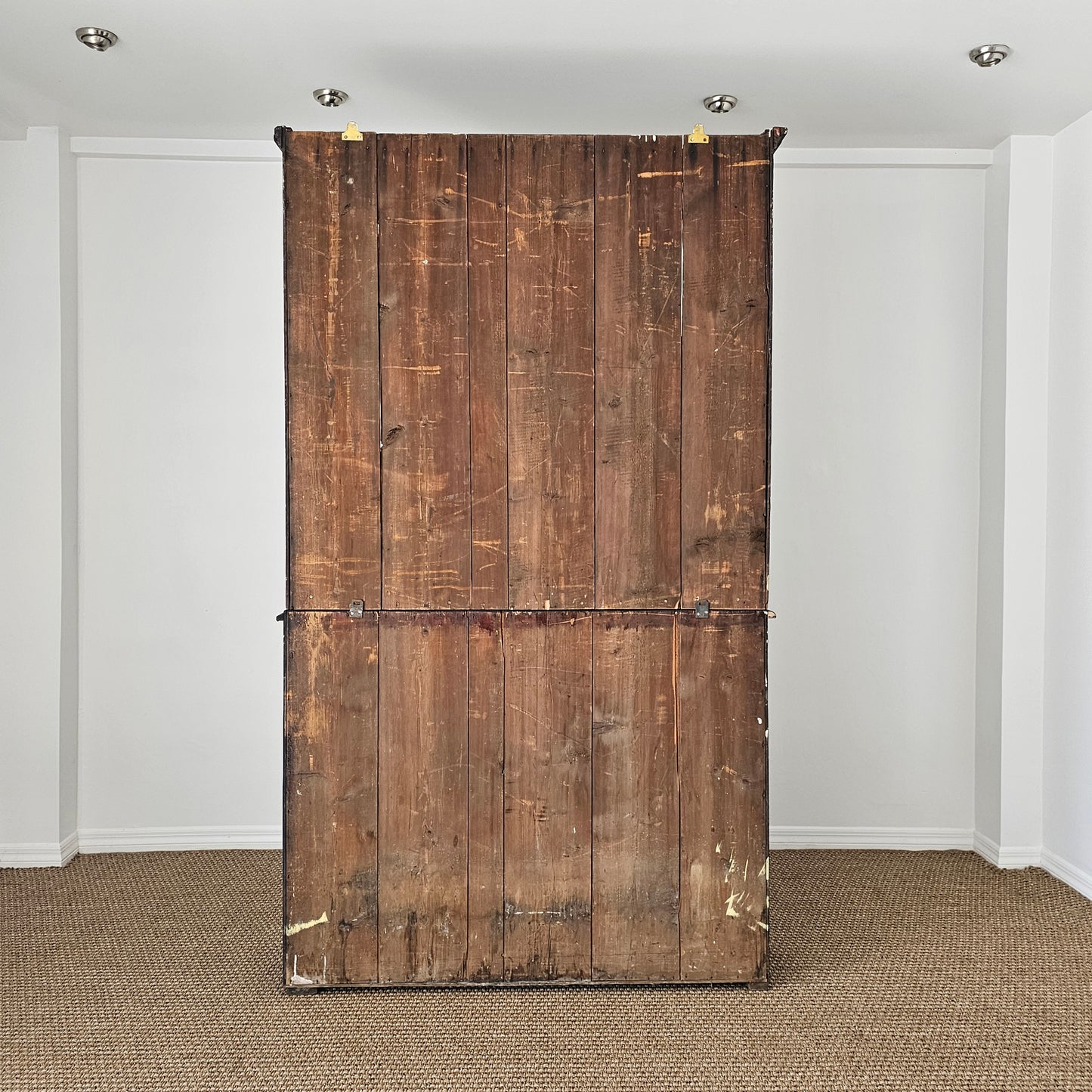 Antique English Painted Bookcase - Circa 1880