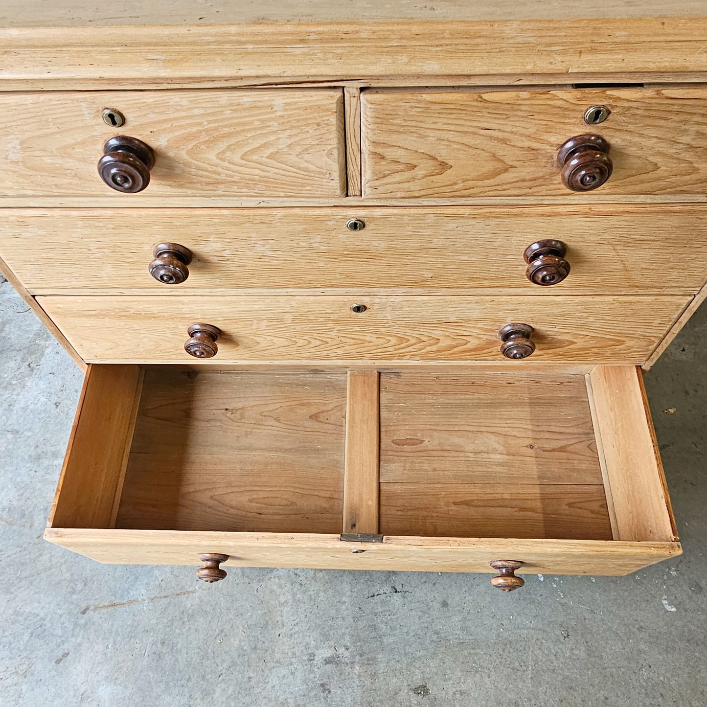 Antique English Pine Dresser - Circa 1880