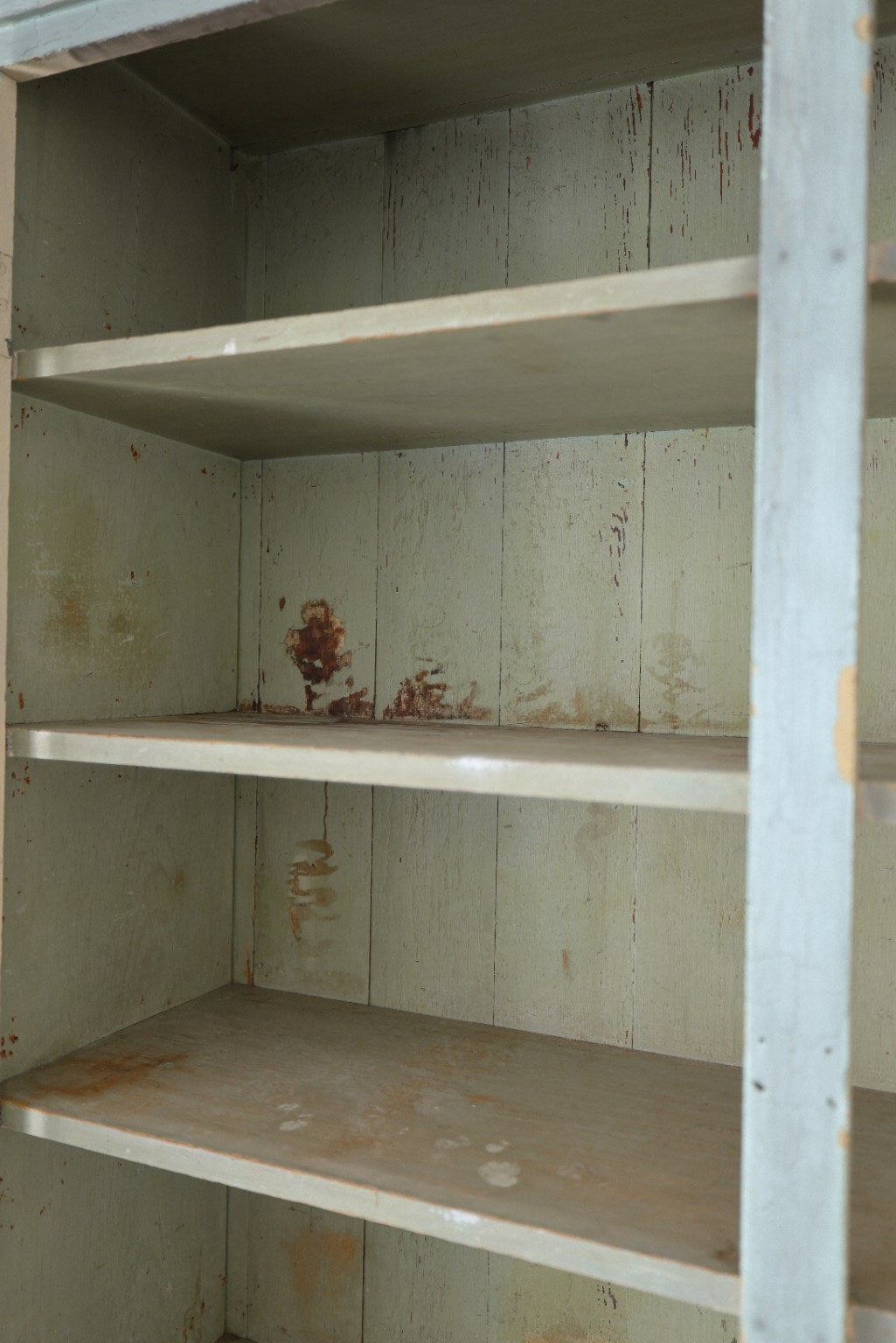 Primitive Painted Farm Cabinet
