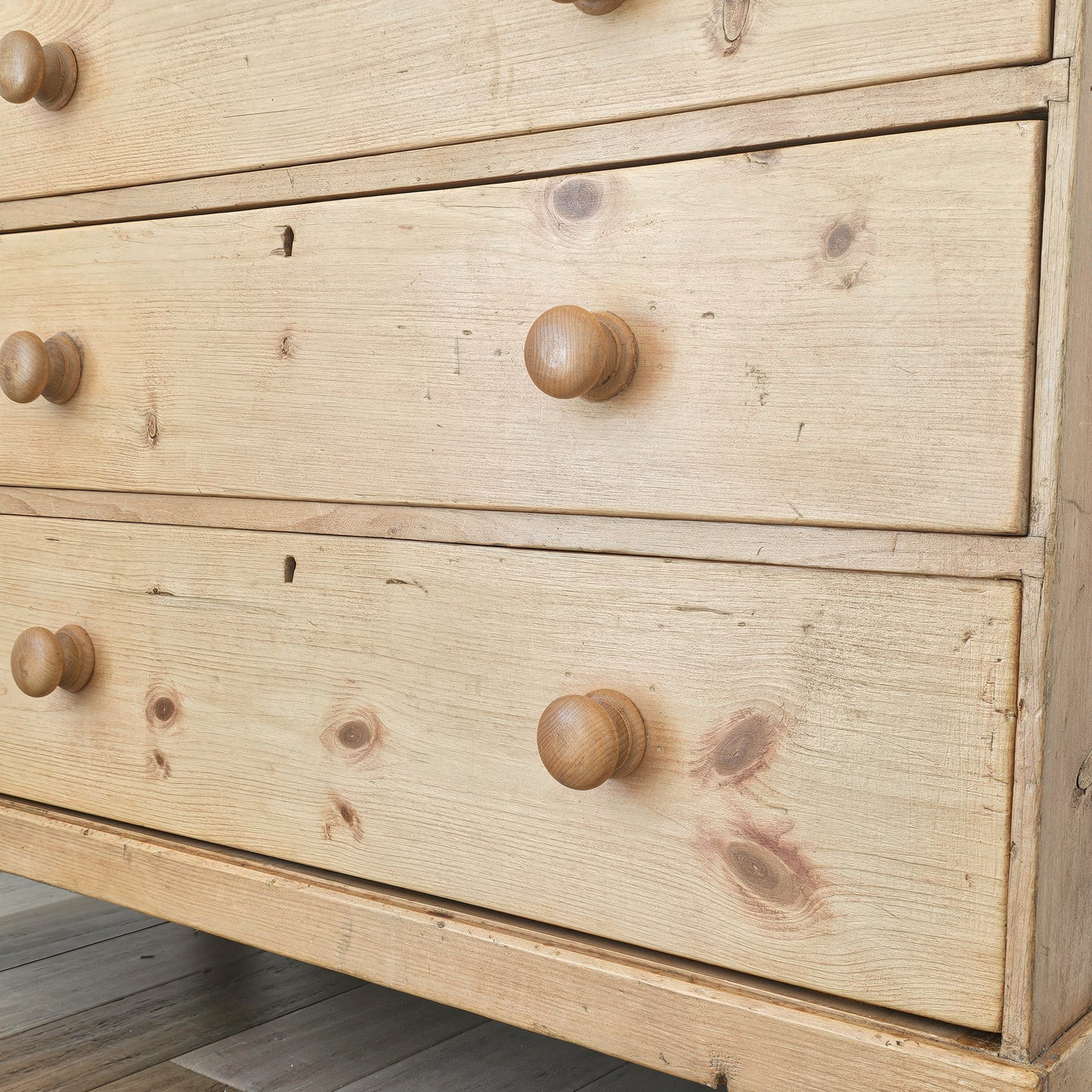 Antique English Pine Dresser - Circa 1870