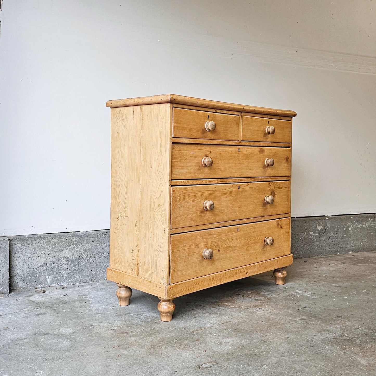 Antique English Pine Dresser - Circa 1860