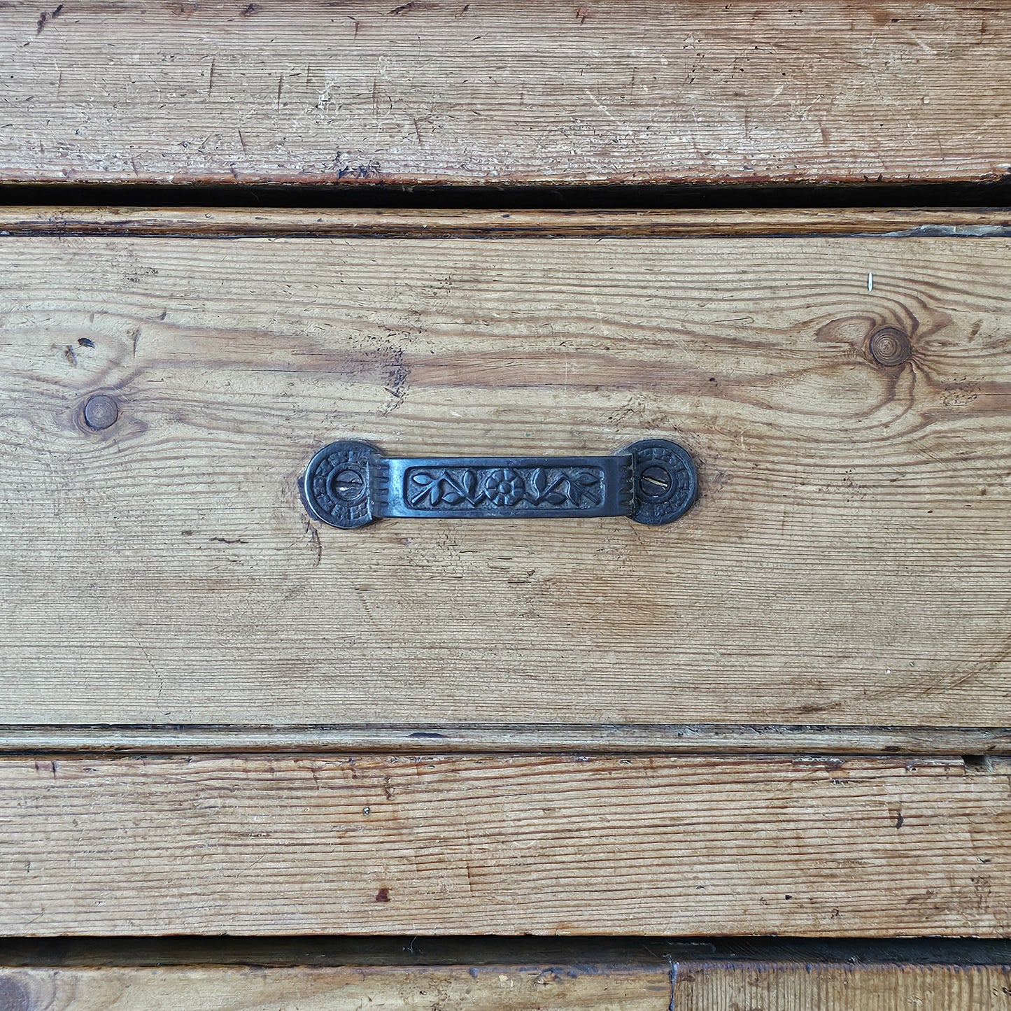 Antique English Pine Kitchen Hutch or Dresser - Circa 1890