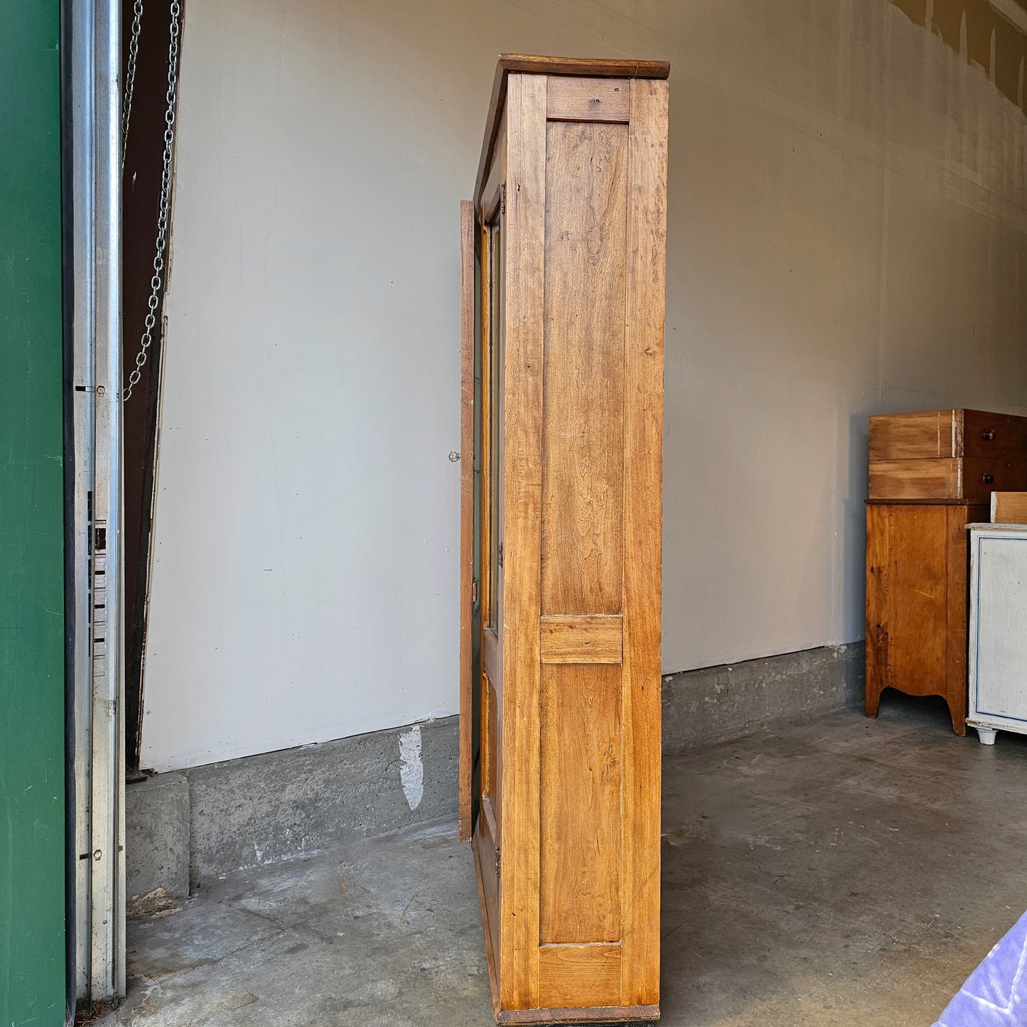 Antique Glass Door Display Cabinet | Early 20th Century