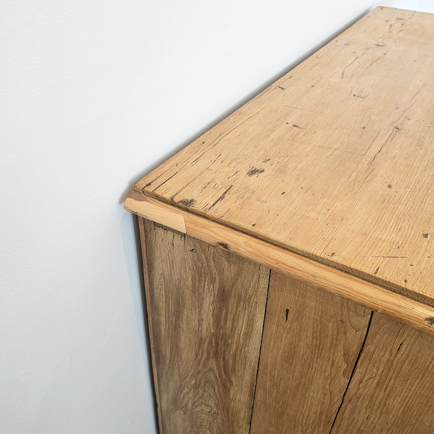 Stately Antique English Pine Chest of Drawers (Dresser) - Circa 1870