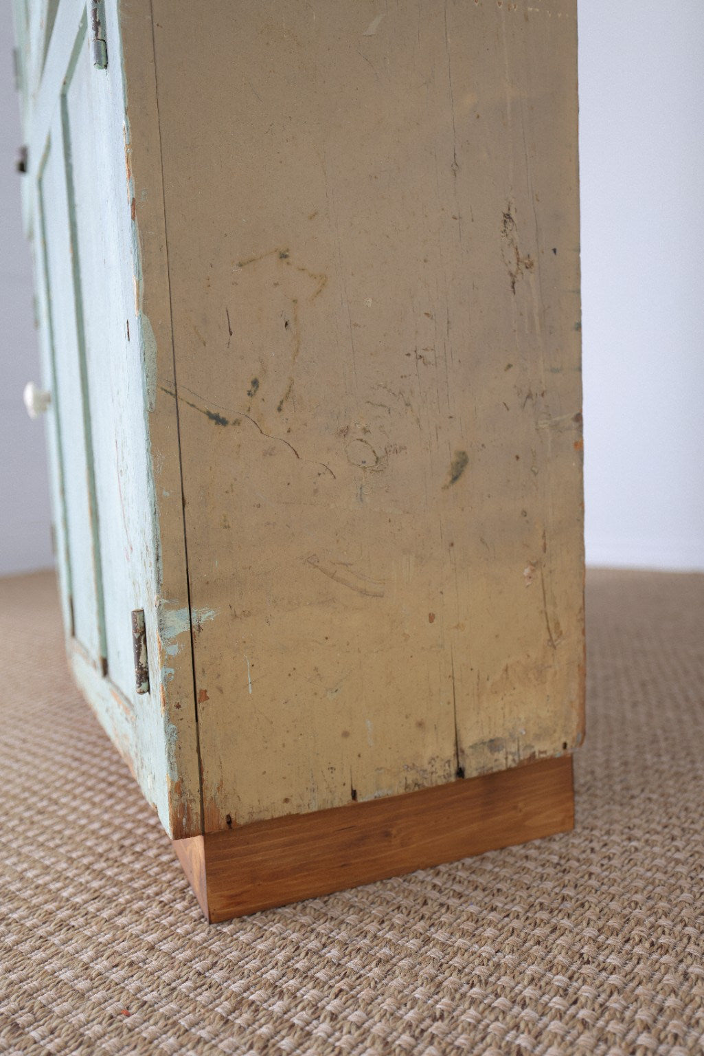 Primitive Painted Farm Cabinet