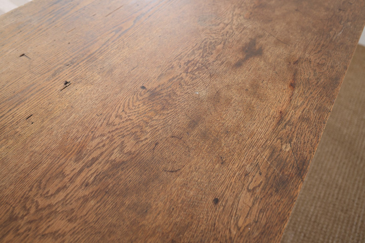 Antique Oak Library Table/Desk | C. 1900-1920