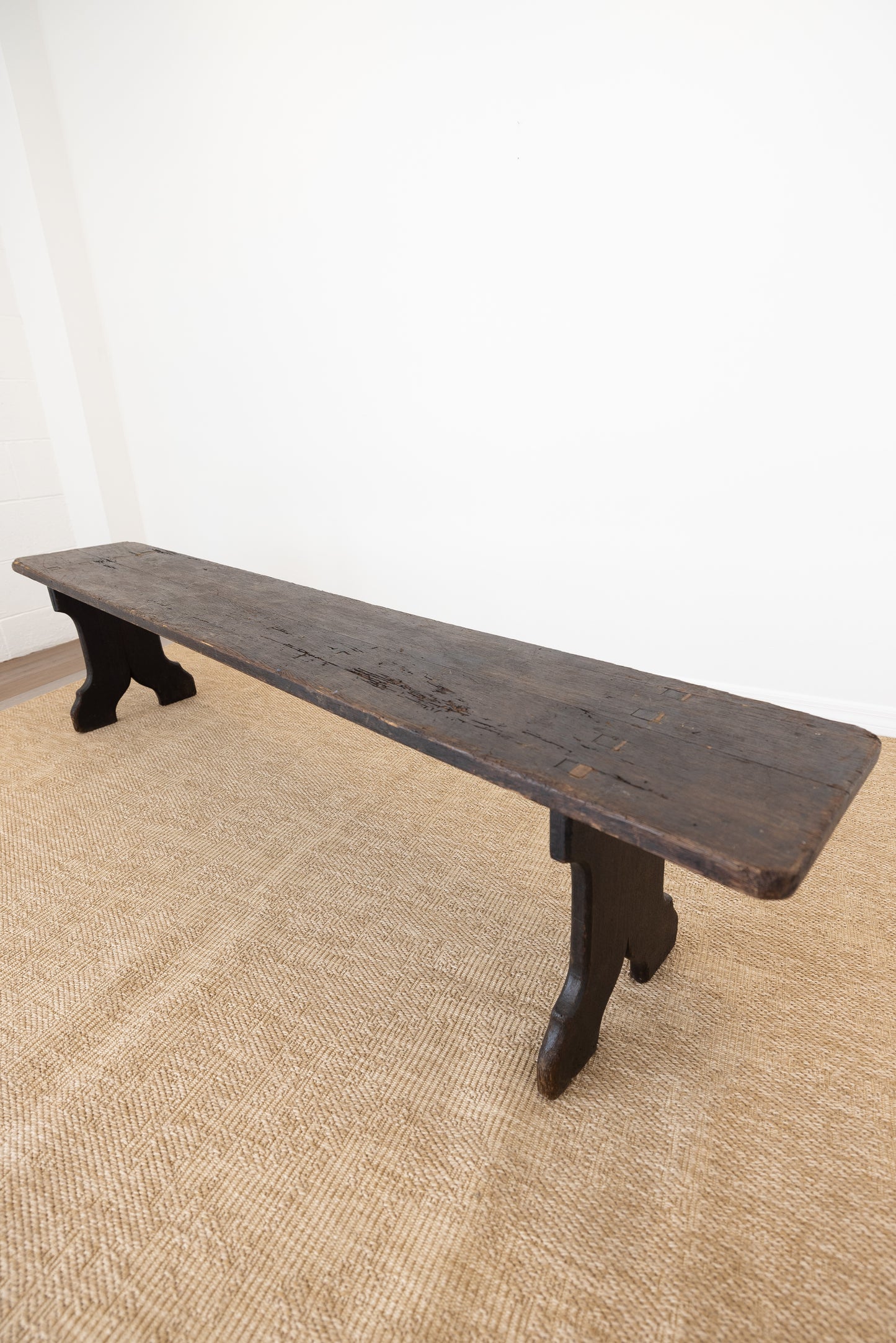 Antique Oak Bench - Circa 1910