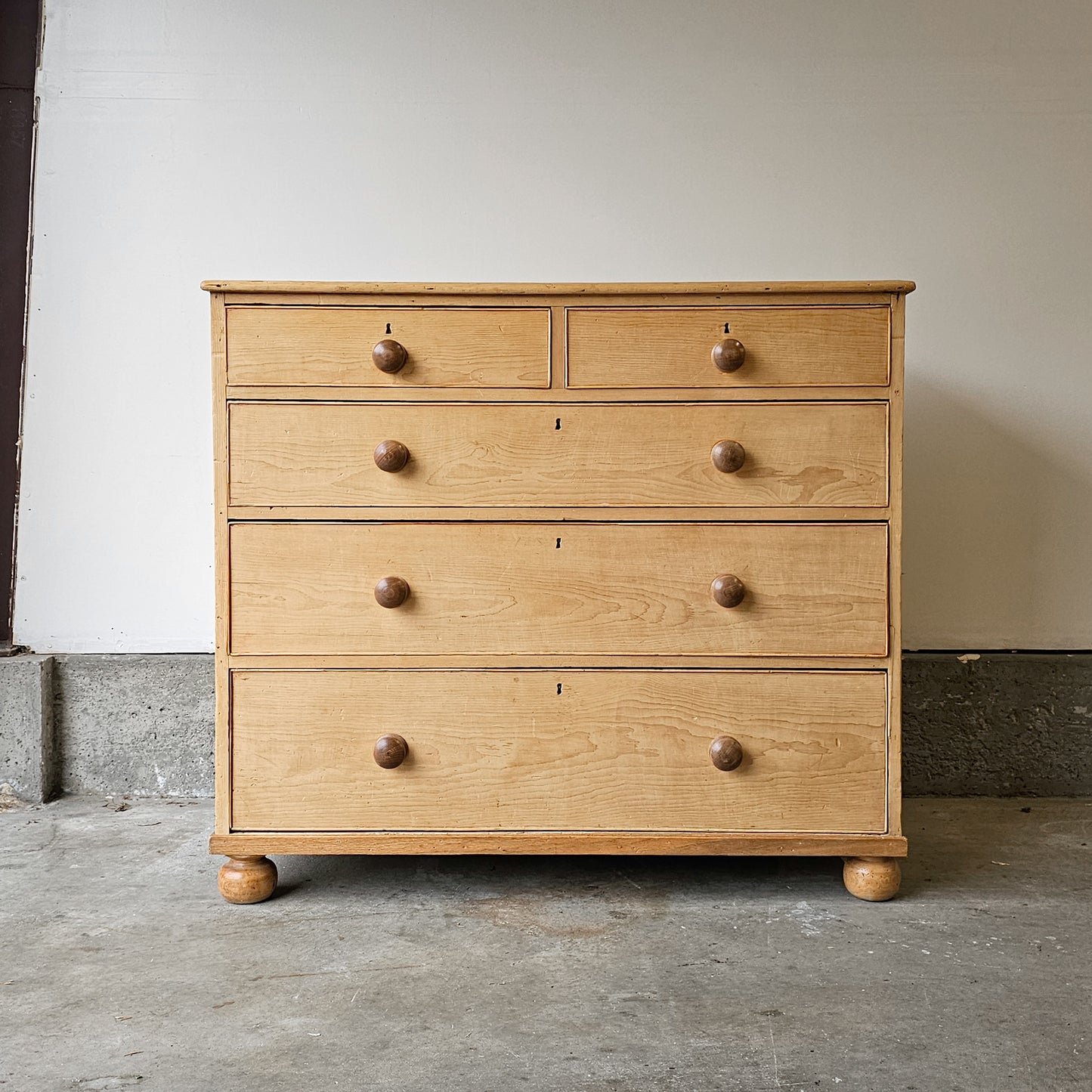 Antique English Pine Dresser - Circa 1870