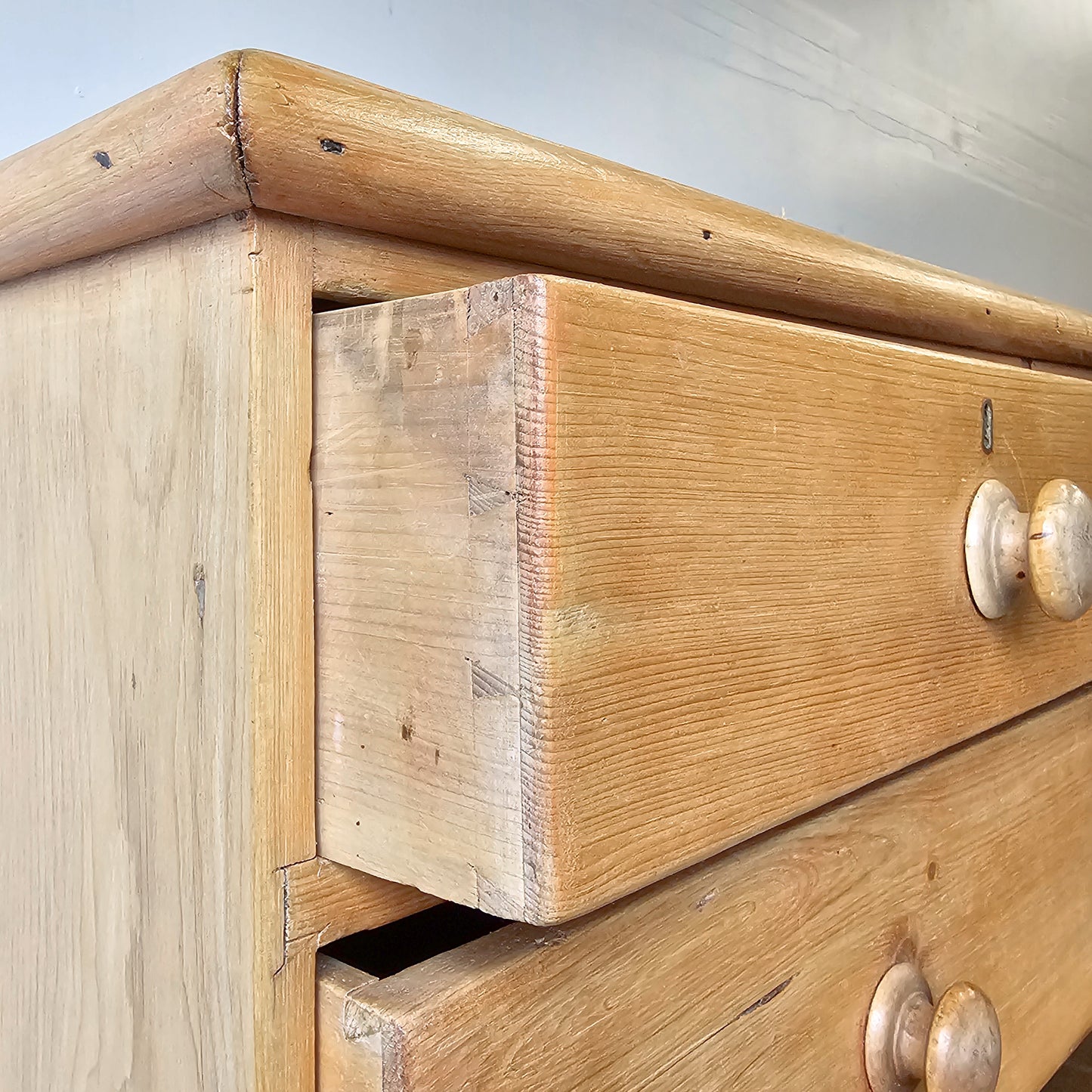 Antique English Pine Dresser - Circa 1860