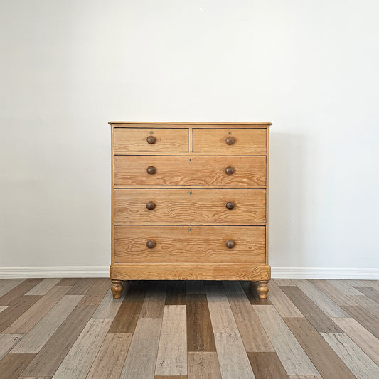 Antique English Pine Dresser - Circa 1880