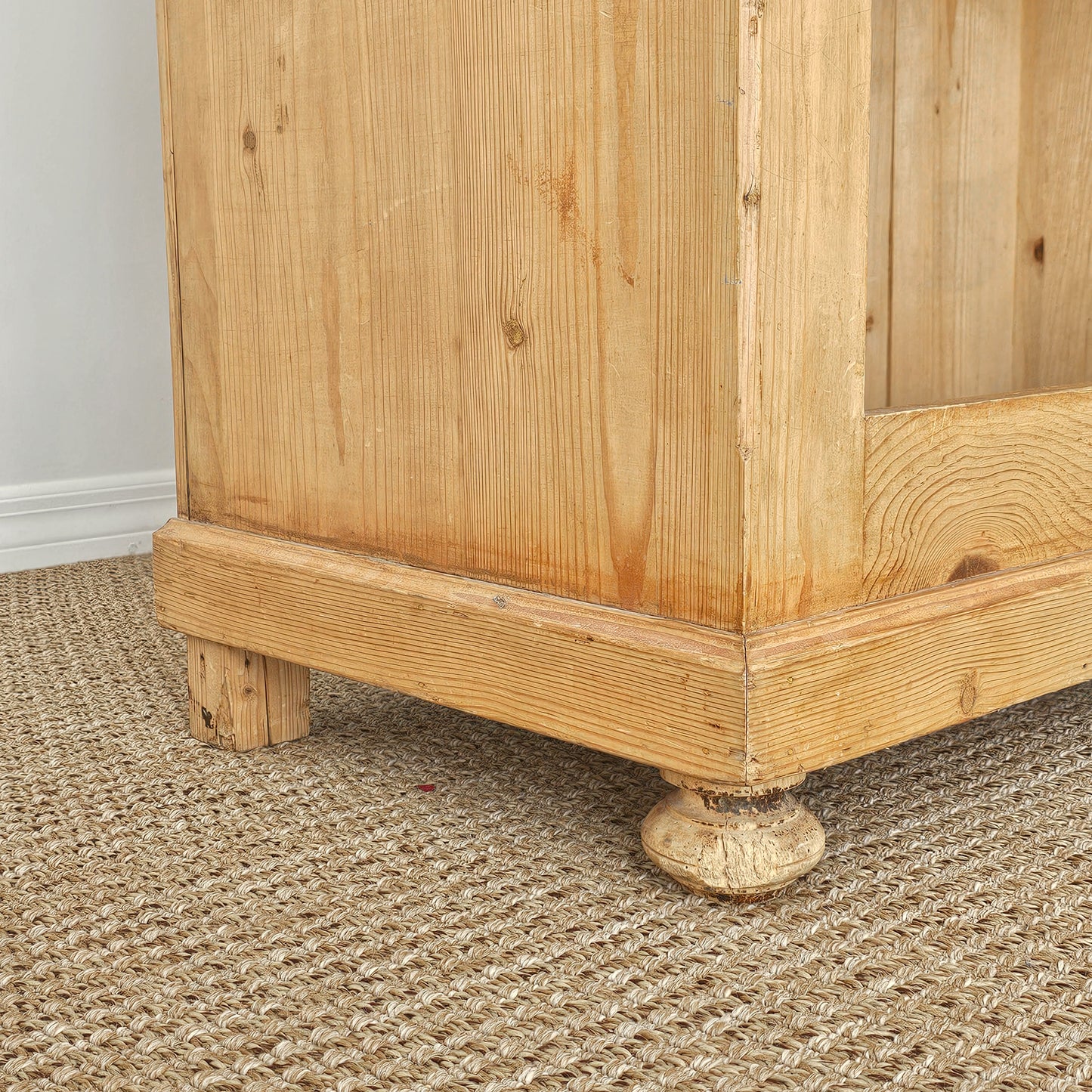 Antique English Pine Single Door Cupboard
