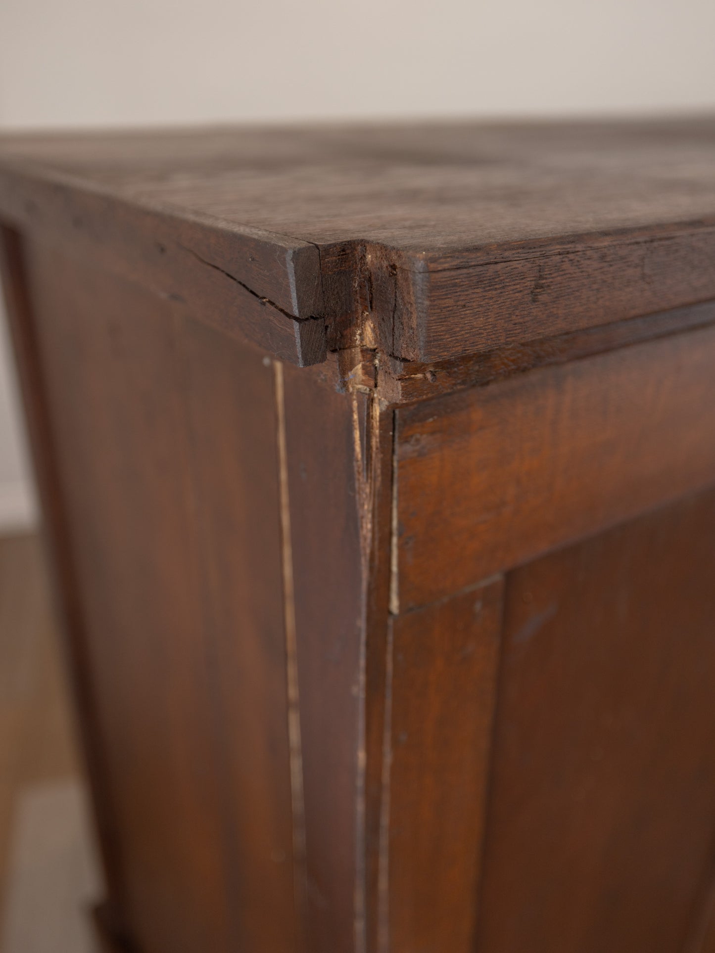 Large Antique Oak Shop Counter Cabinet - Circa Early 20th Century