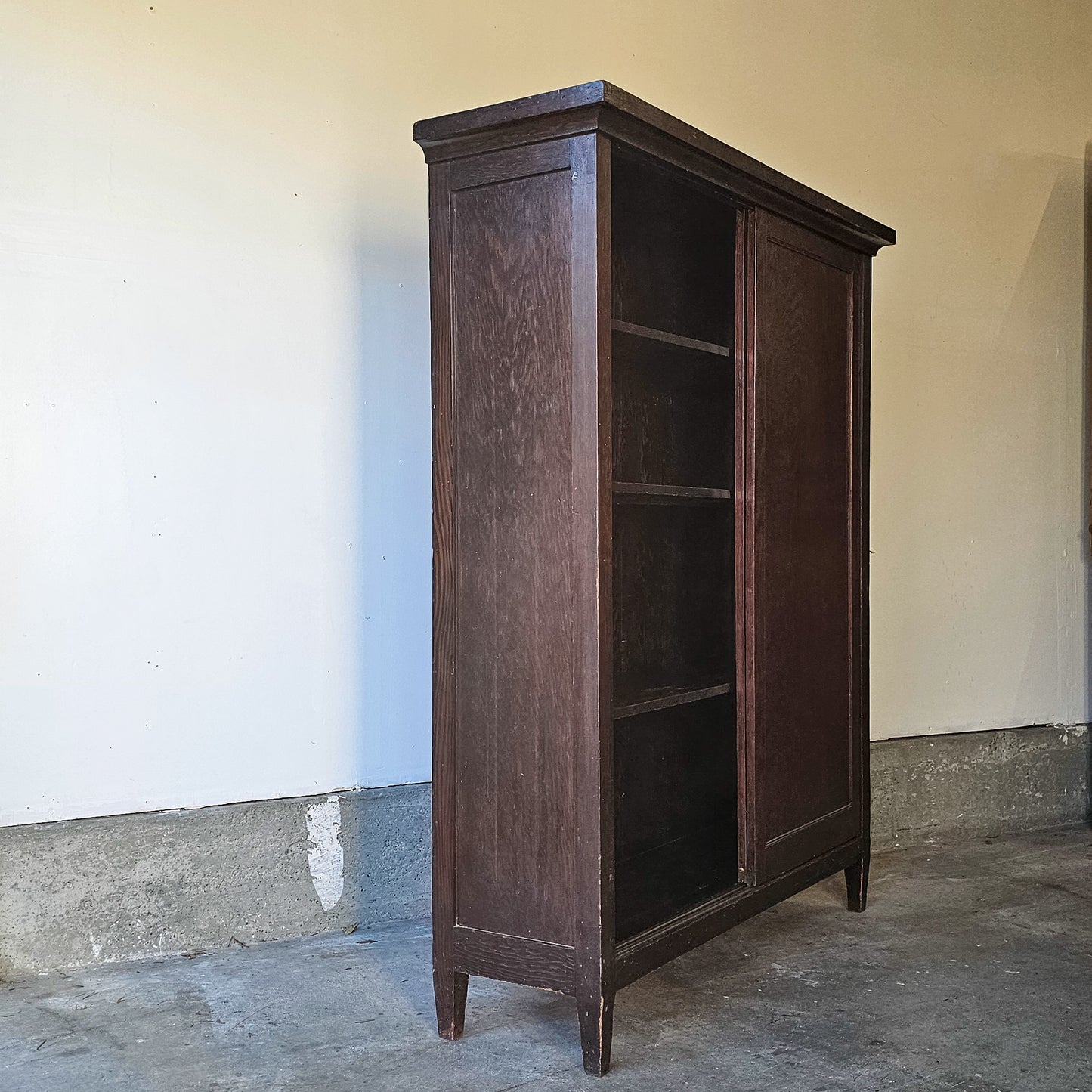 Antique Sliding Door Bookcase / Cabinet - Circa early 1900's