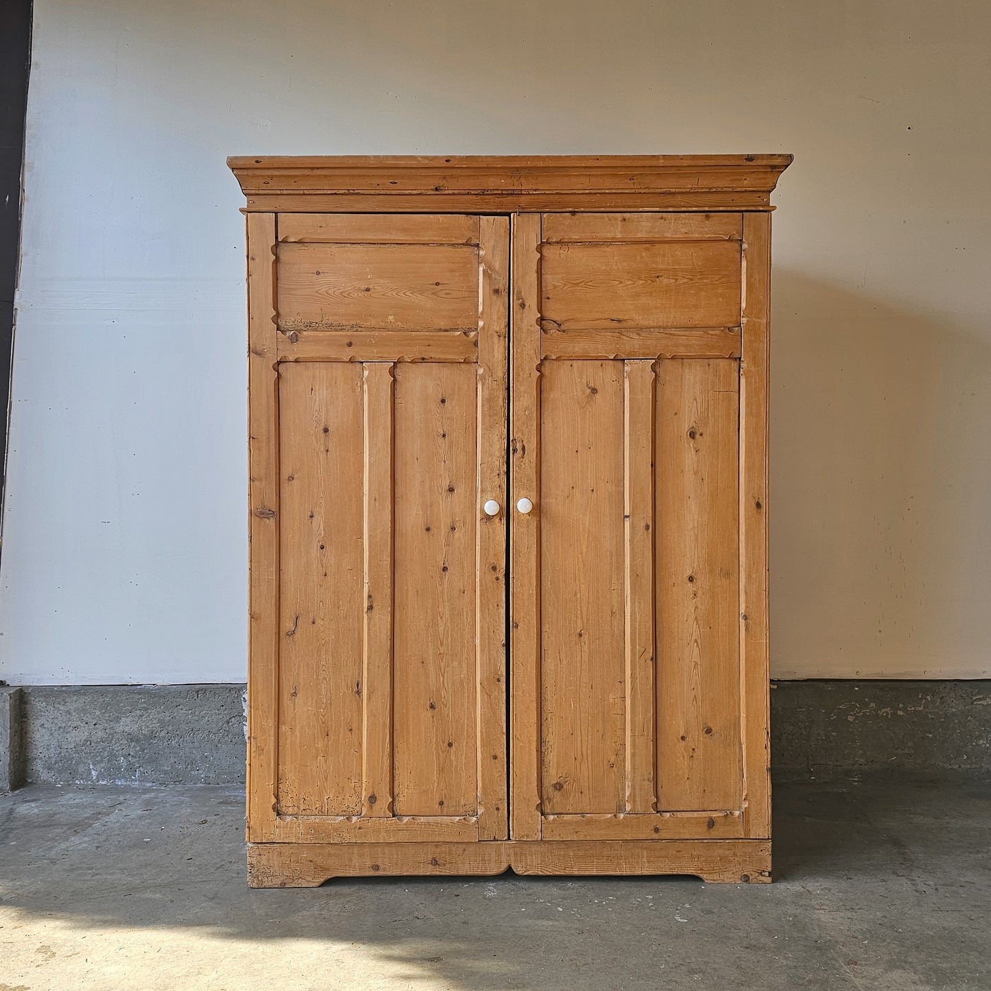 Antique Pine Pantry Cabinet