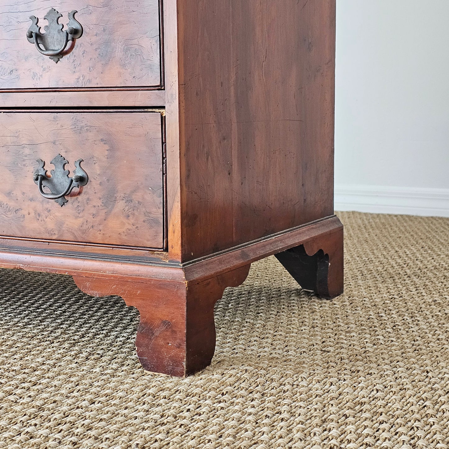 Antique English Secretary Bookcase | Georgian Revival | Circa 1900–1930
