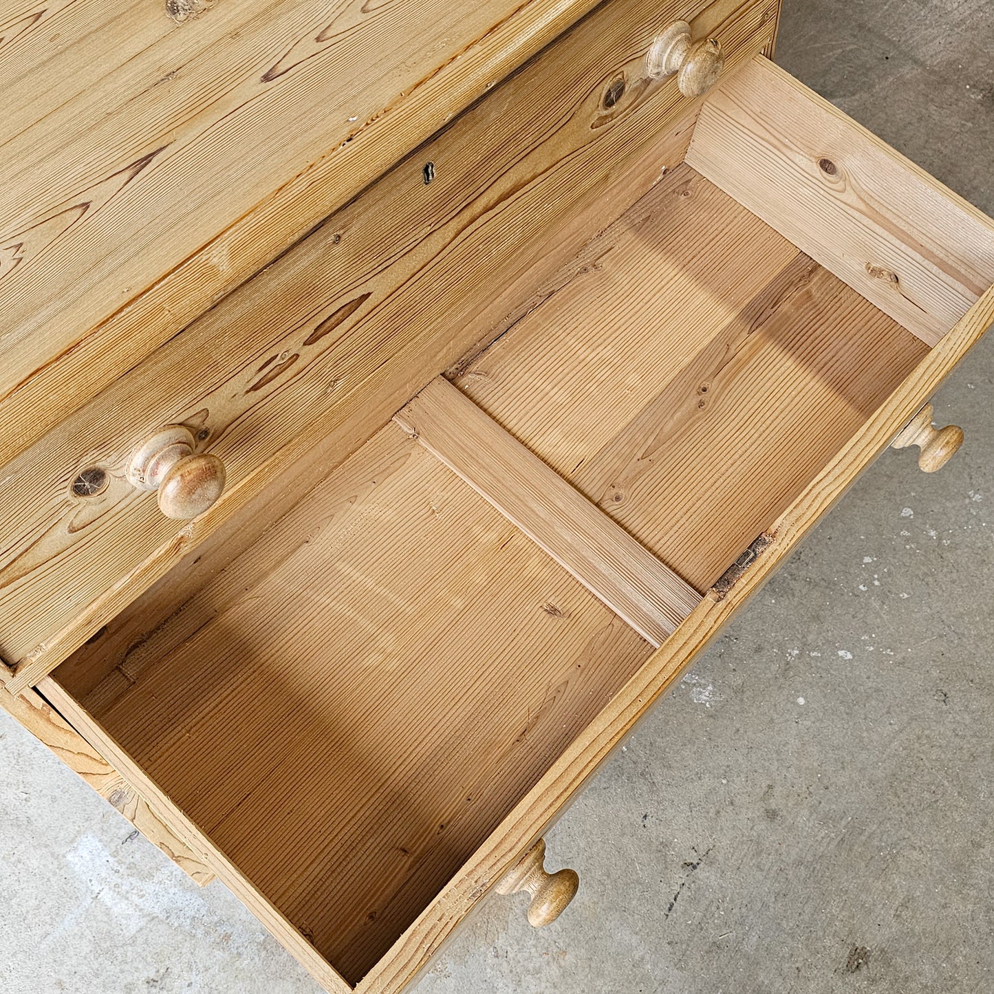 Petite Antique English Pine Dresser/Nightstand - Circa 1870