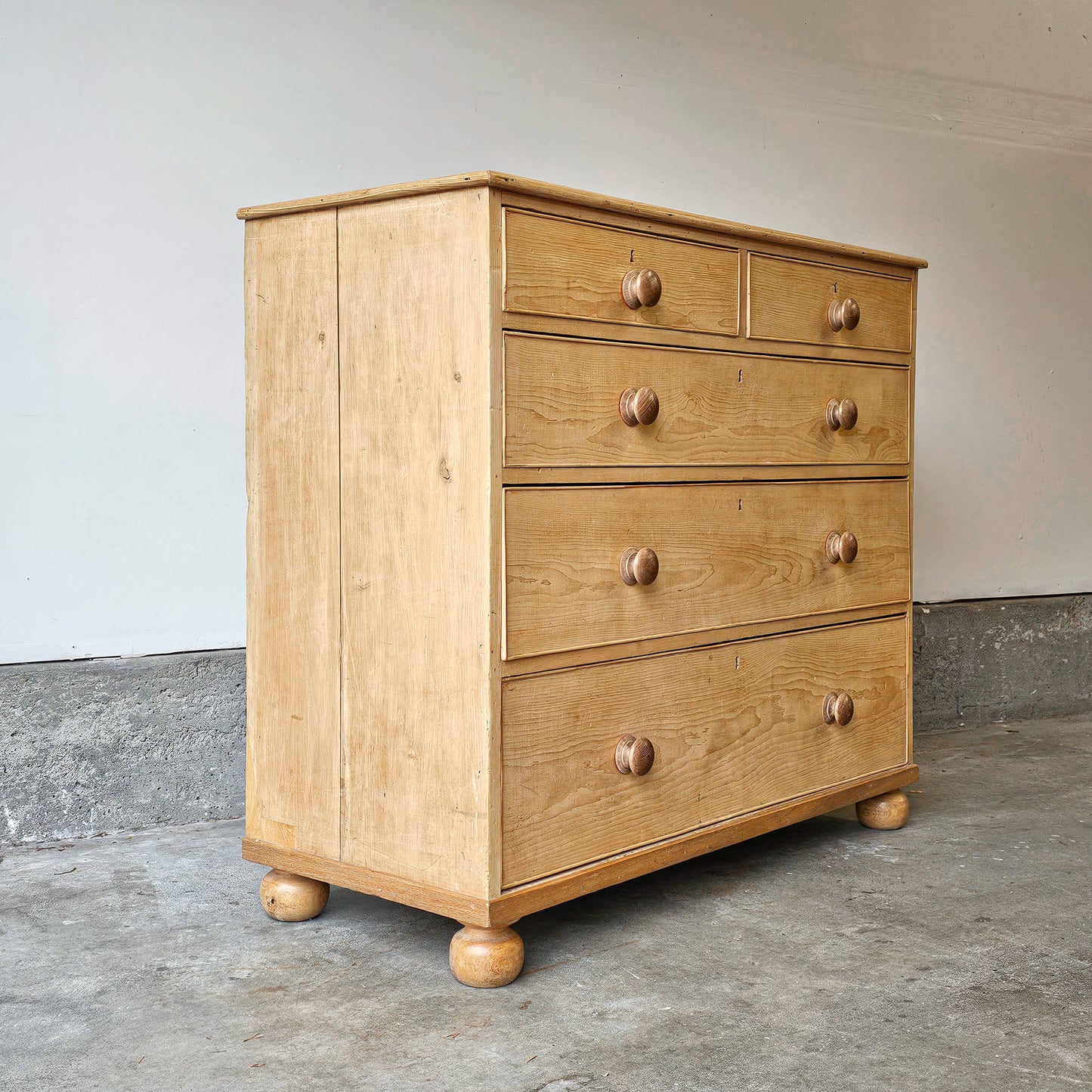 Antique English Pine Dresser - Circa 1870