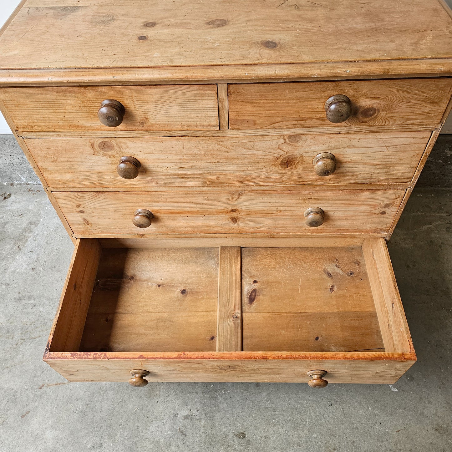 Antique English Pine Dresser - circa 1870