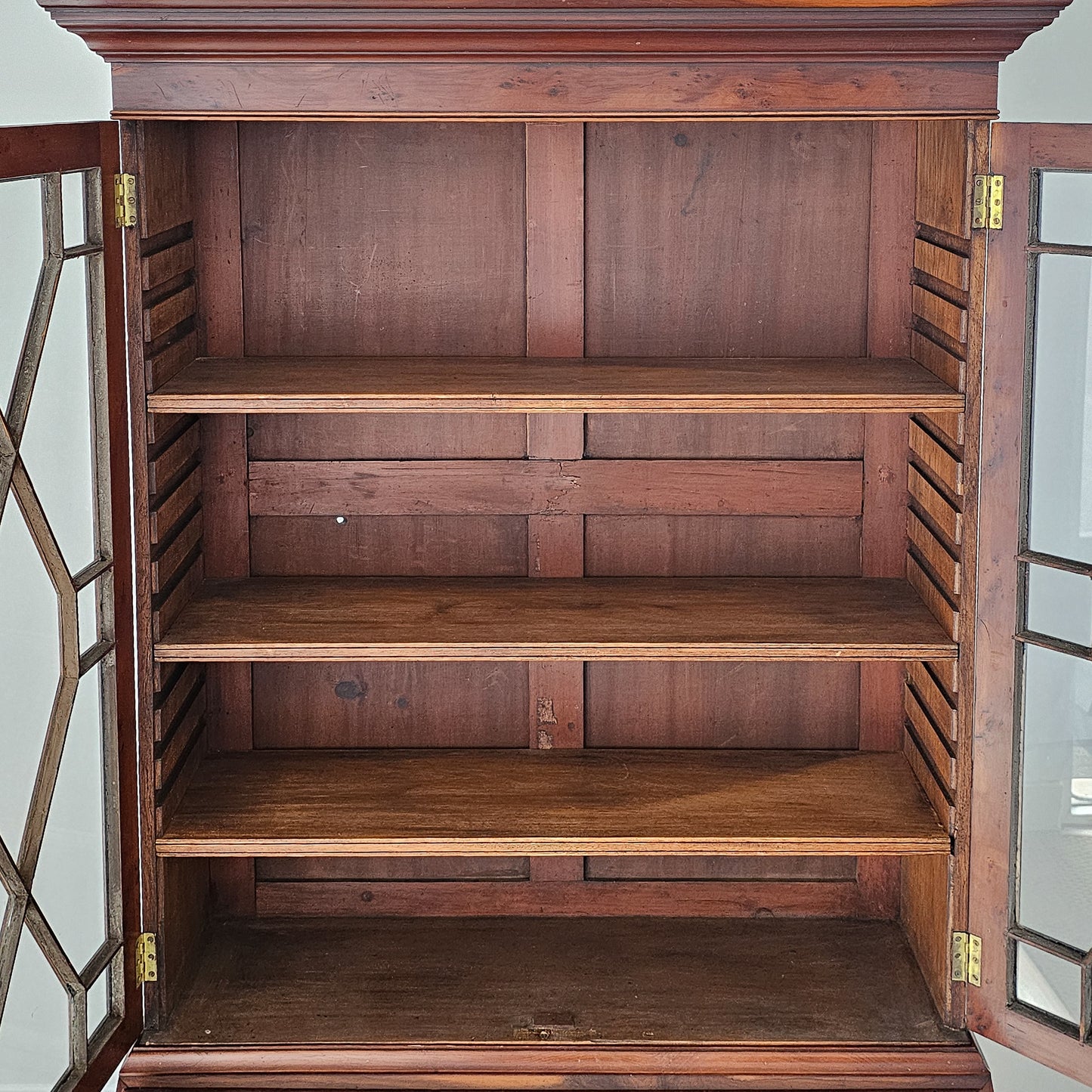 Antique English Secretary Bookcase | Georgian Revival | Circa 1900–1930