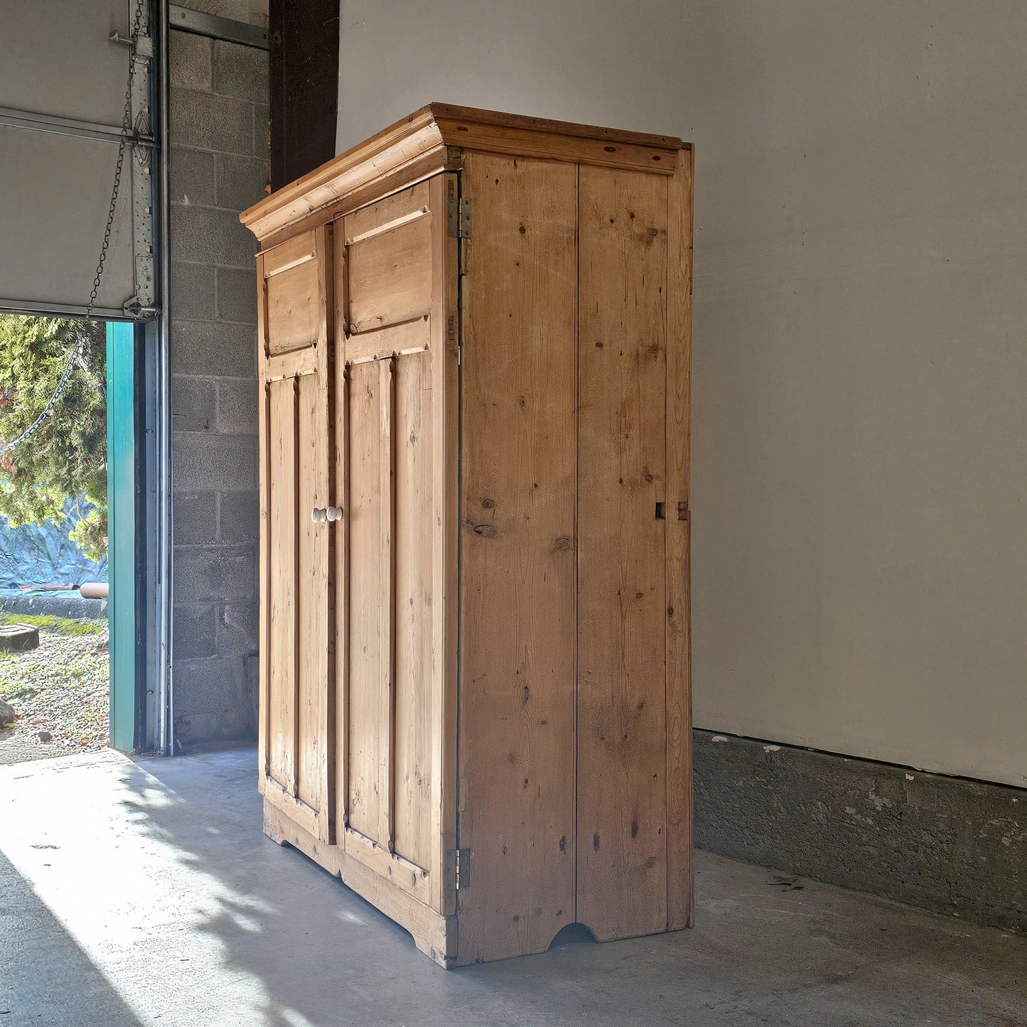 Antique Pine Pantry Cabinet