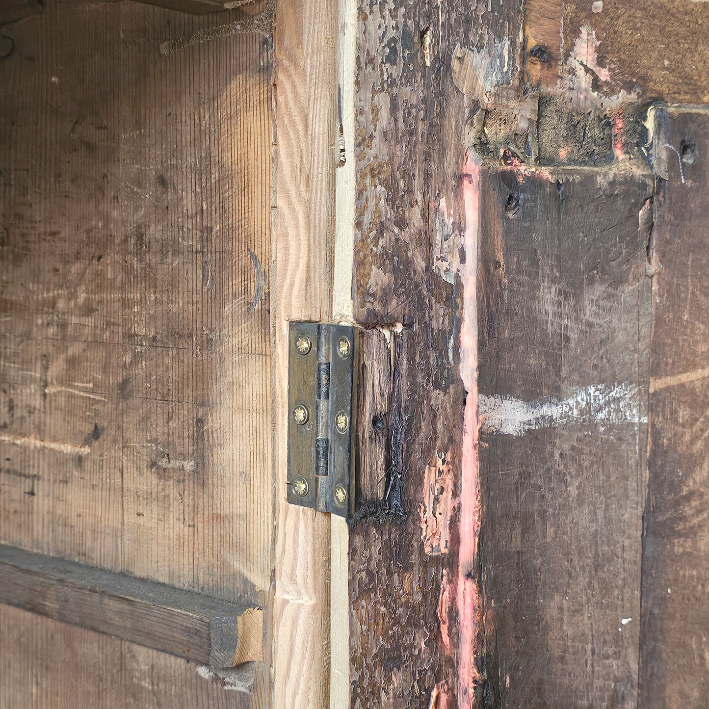 Antique English Pine Sideboard - Circa 1880