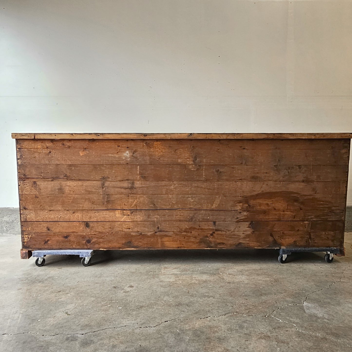 Antique English Pine Sideboard - Circa 1880
