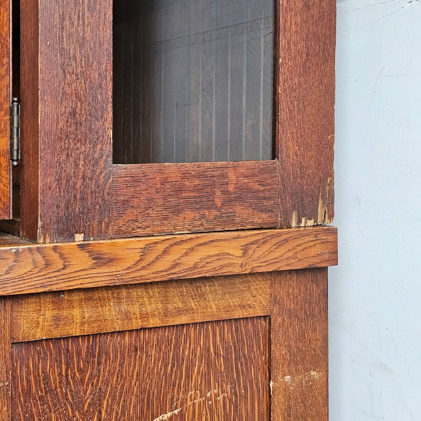 Stately Antique general store display cabinet