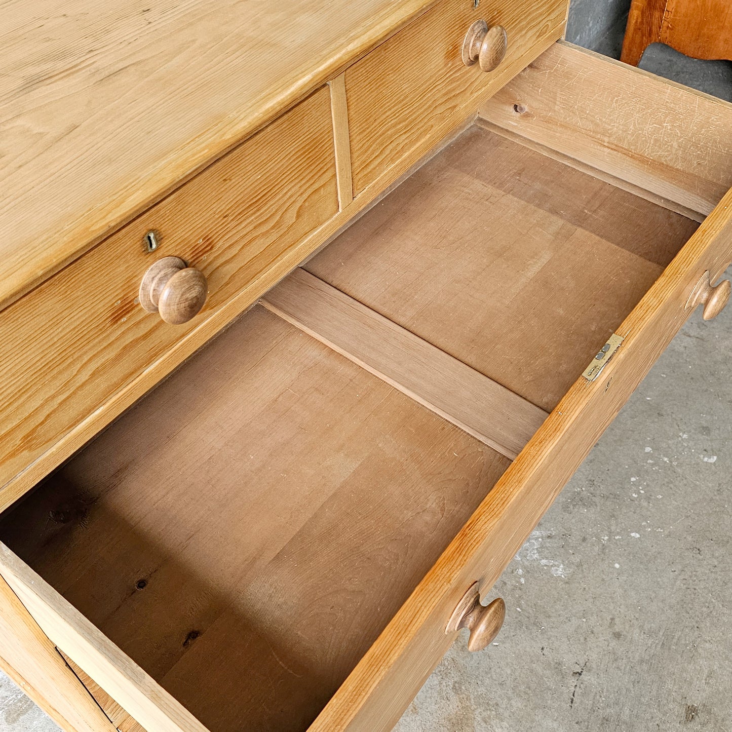 Antique English Pine Dresser - Circa 1880