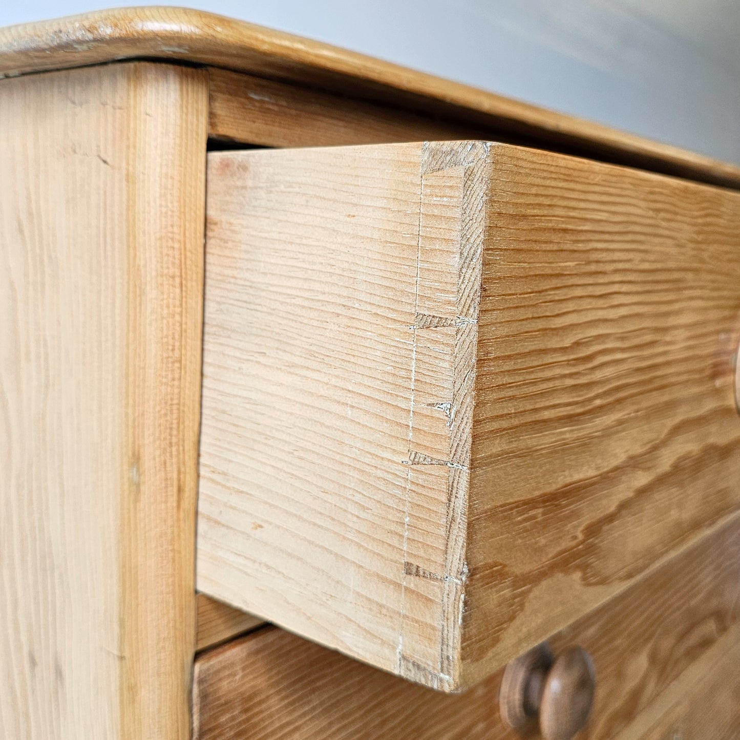 Antique English Pine Dresser - Circa 1880