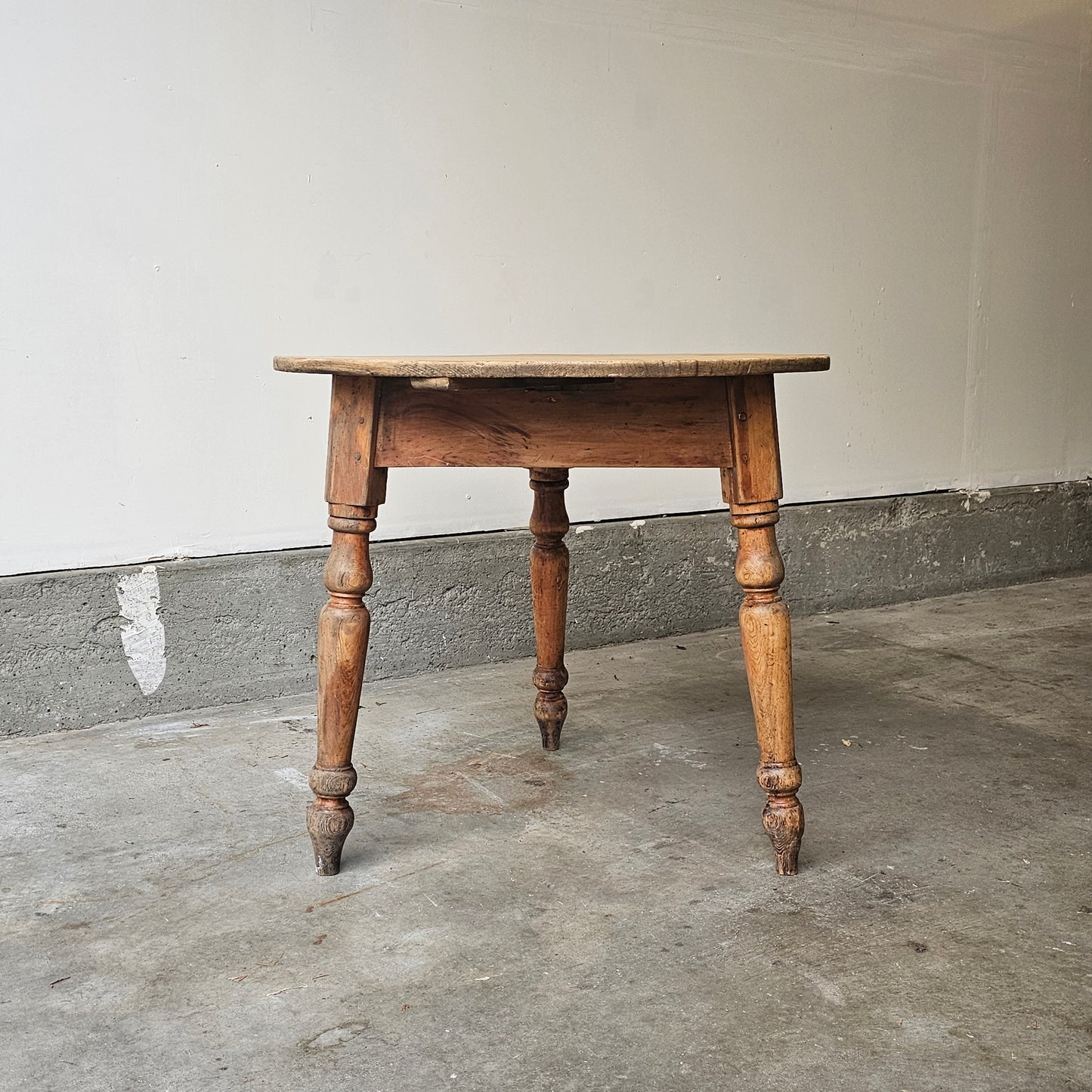 Antique English Pine Cricket Table - Circa 1870