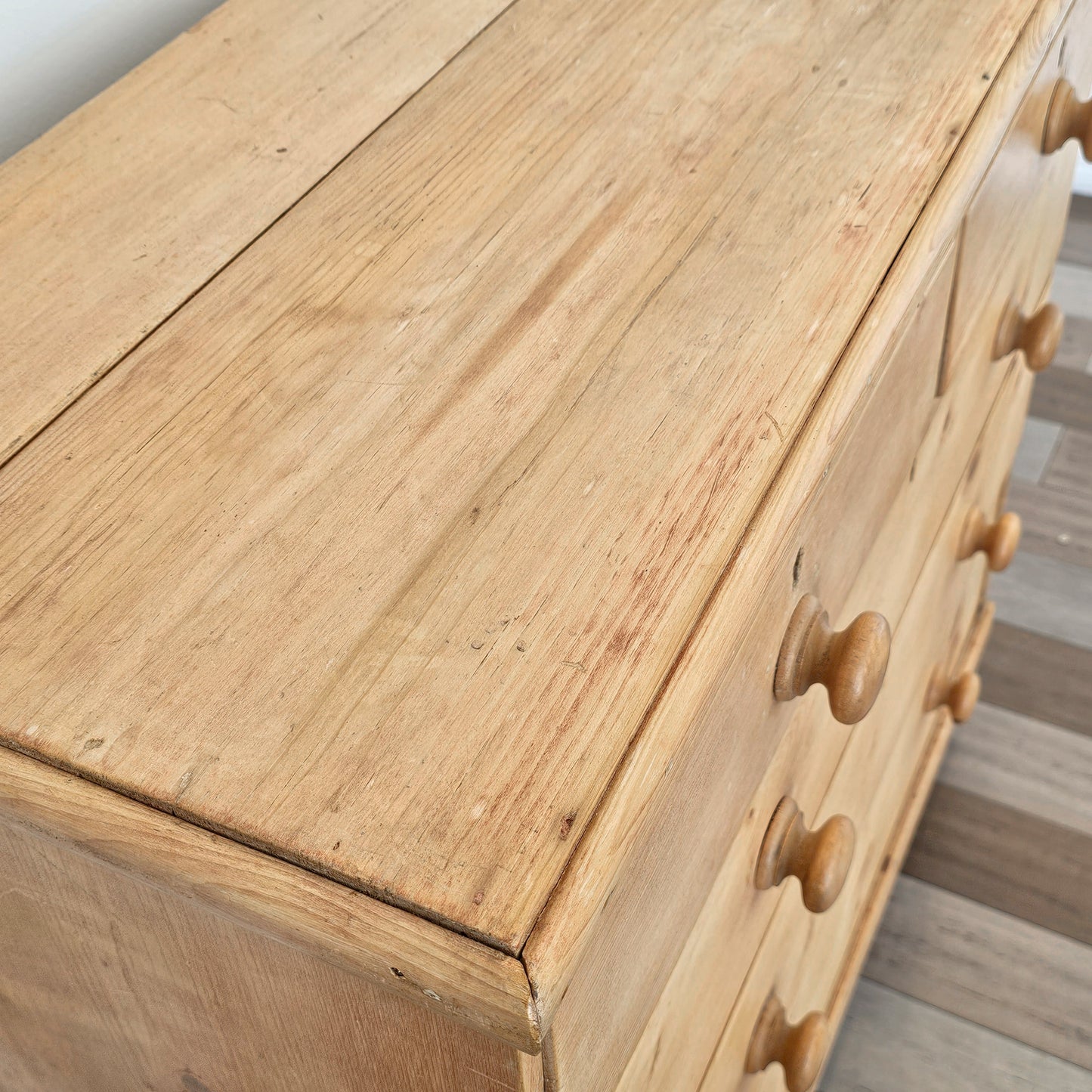 Antique English Pine Dresser - Circa 1870