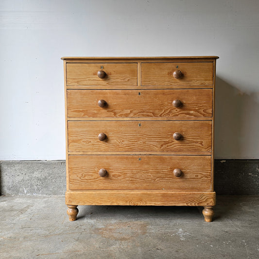Antique English Pine Dresser - Circa 1880