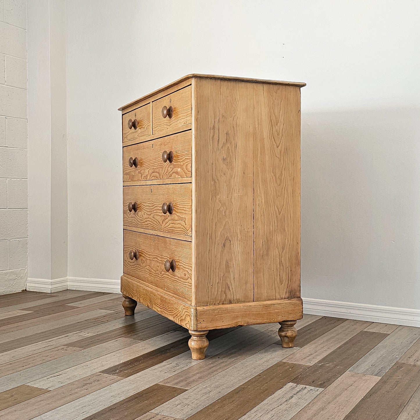 Antique English Pine Dresser - Circa 1880