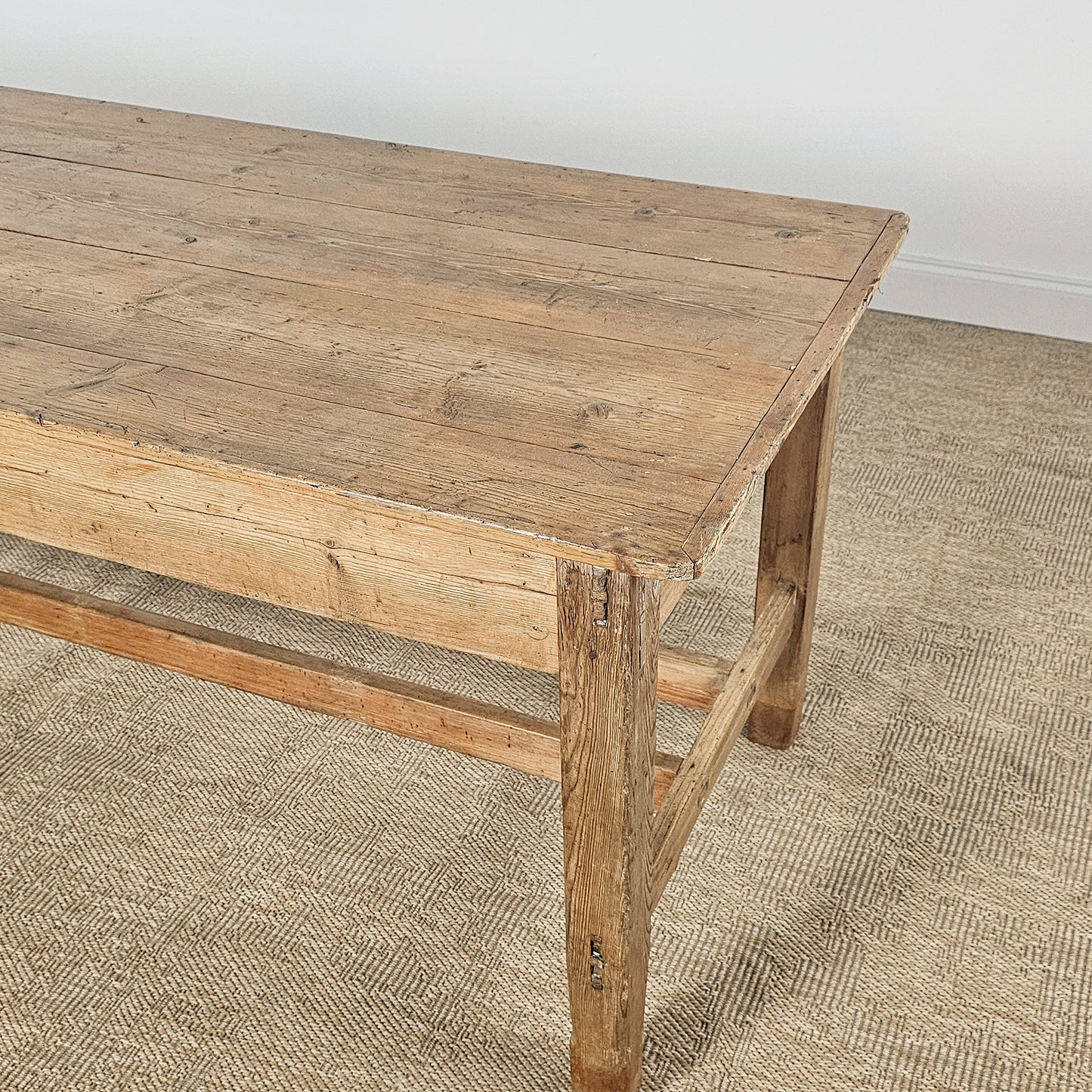 Antique Irish Pine Farmhouse Table | Circa 1870